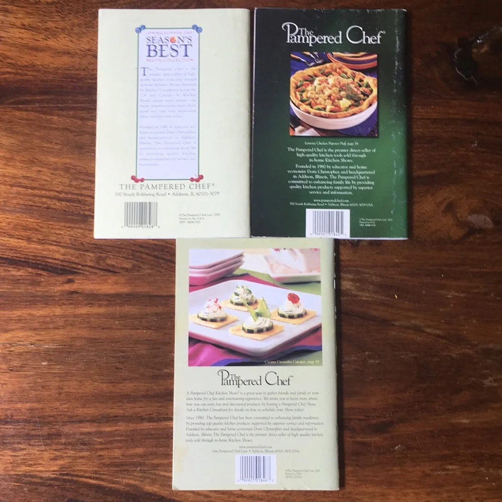 13 Pampered Chef ‘Season's Best’ + ‘Favorites’ Books Booklets 1992 - 2010